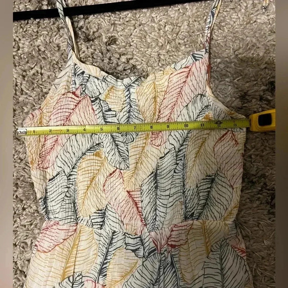 Sim and Sam, dress, M, yellow blue, long (F107) - Picture 8 of 11